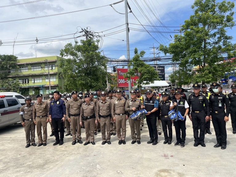 ปล่อยแถว เพื่อ ออกรักษาความปลอดภัย และ อำนวยความสะดวกด้านการจราจร ในช่วง เทศกาลสงกรานต์ 2568